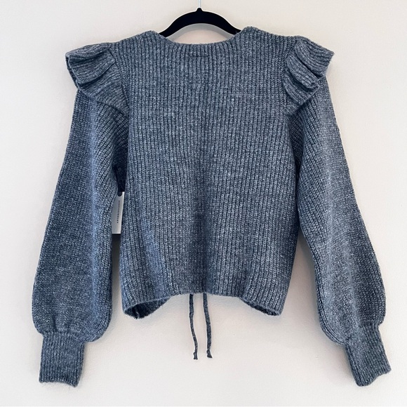 NWT Anthropologie Daily Practice Ruffled Knit Lounge Set - Picture 5 of 12